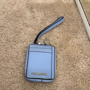 Steve Madden Light Blue Wristlet